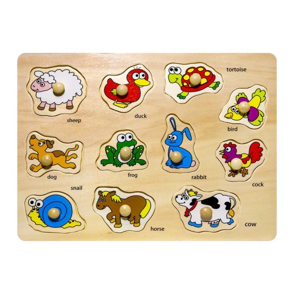 پازل انگلیسی حیوانات