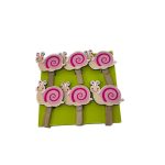 گیره چوبی طرح حلزون